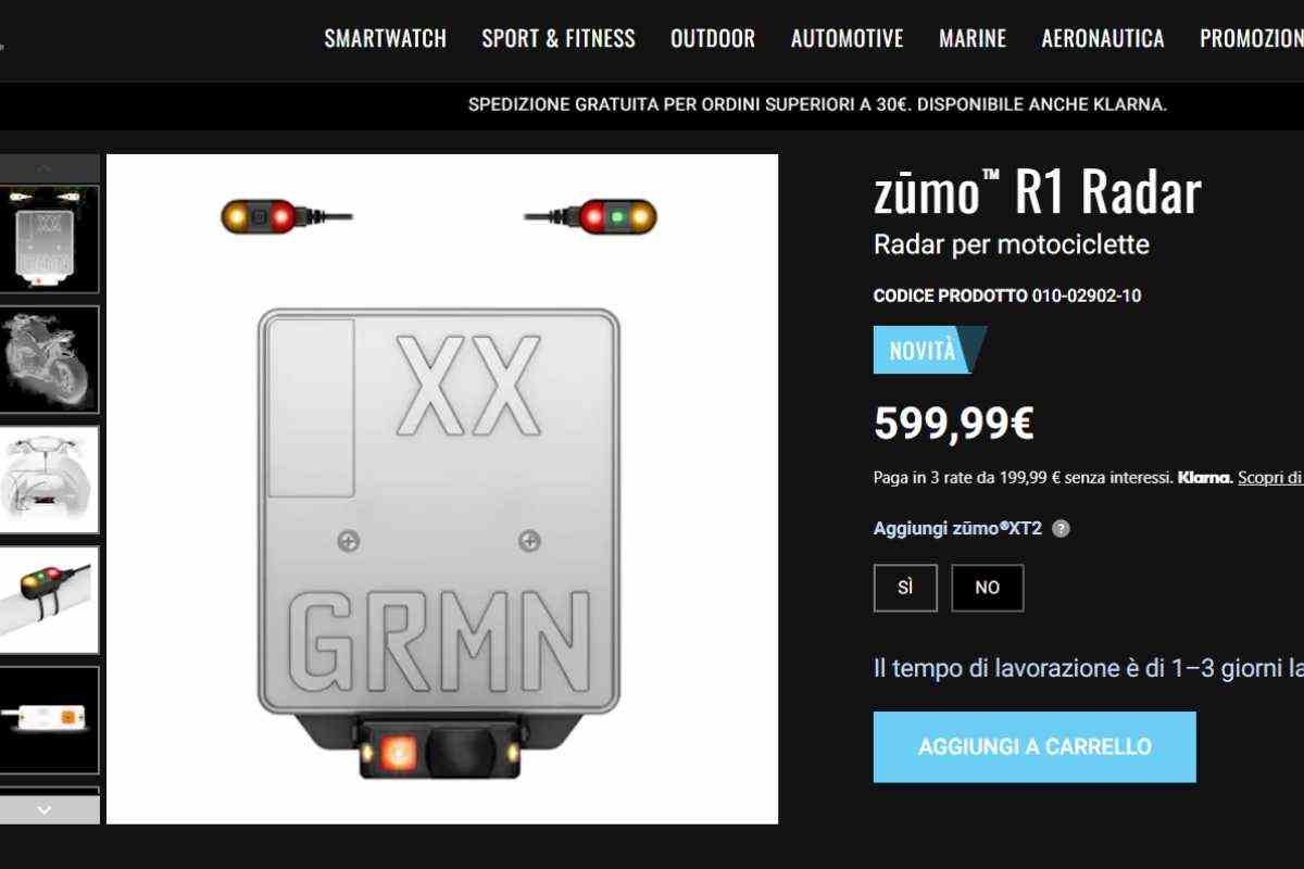 Accessorio moto sconto